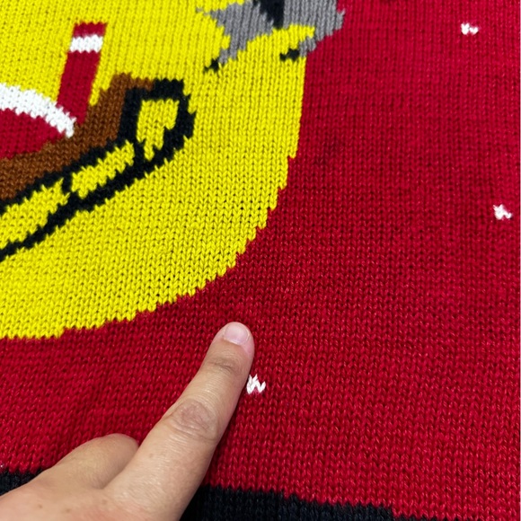 Vintage Avon Fashions Santa Christmas Sweater Women’s Size XSmall - Picture 5 of 6